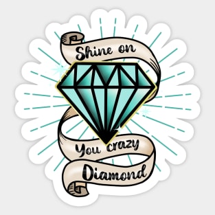 Shine On Vintage Tattoo Design Sticker